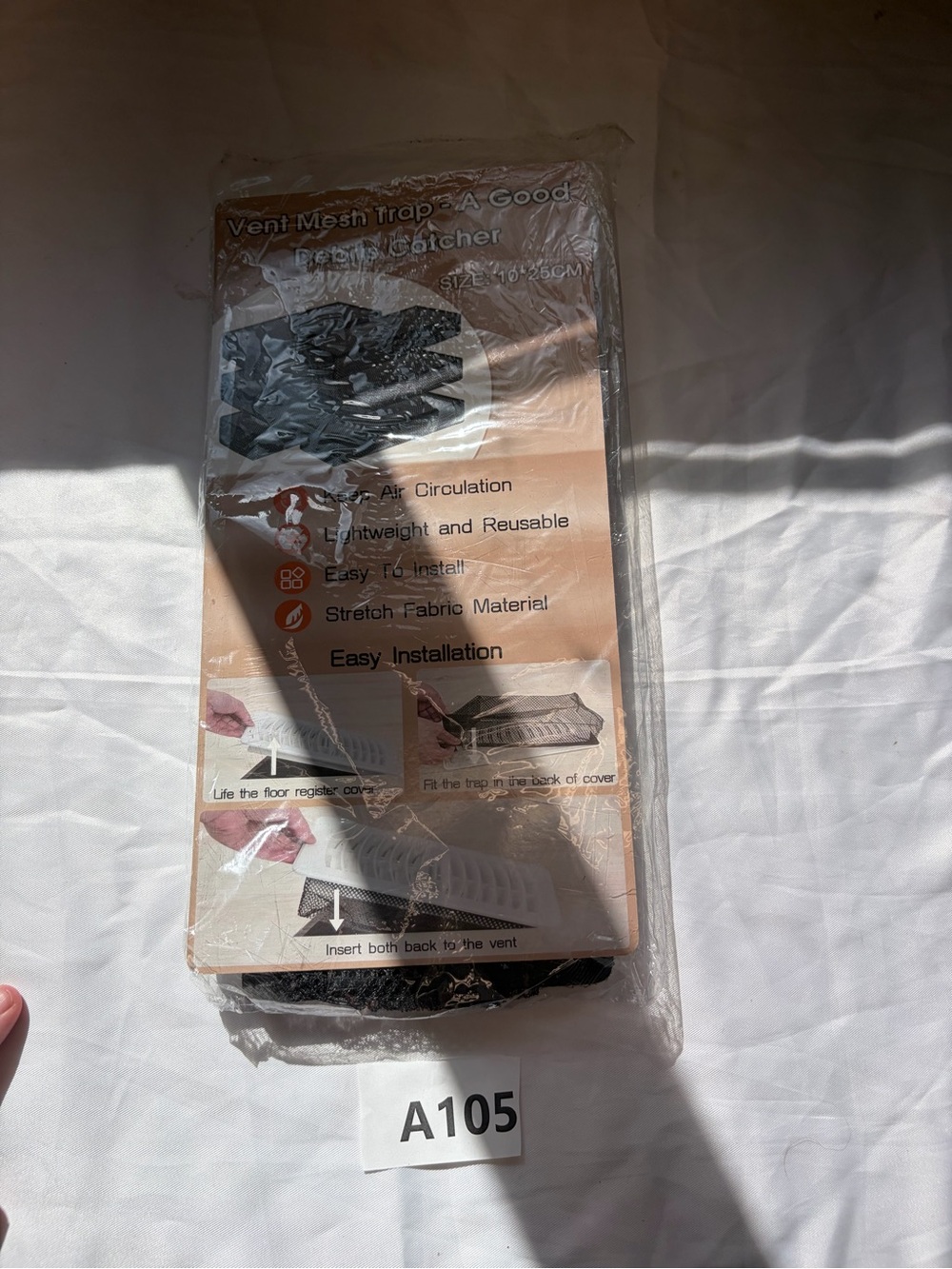 Black Vent Mesh Trap Cover - Unbranded